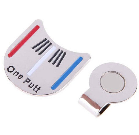 Golf Alignment Aiming Tool Ball Marker Magnetic Hat Clip