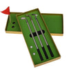 Mini Golf Clubs Models Ball Pen Golf Balls Flag Set